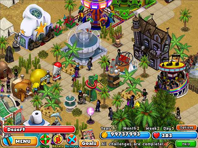 Theme Park Decoration Games