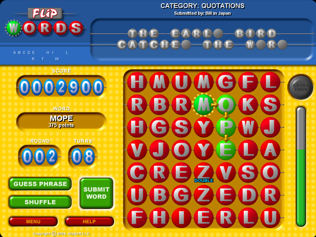 flip words online game