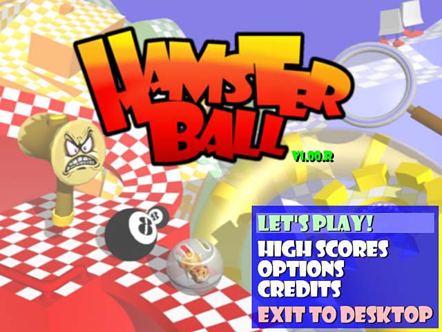 hamster in ball game