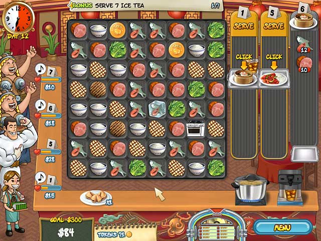 play restaurant rush online