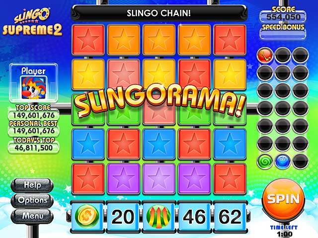 Slingo supreme final slingo supreme addictive slingtastic fun