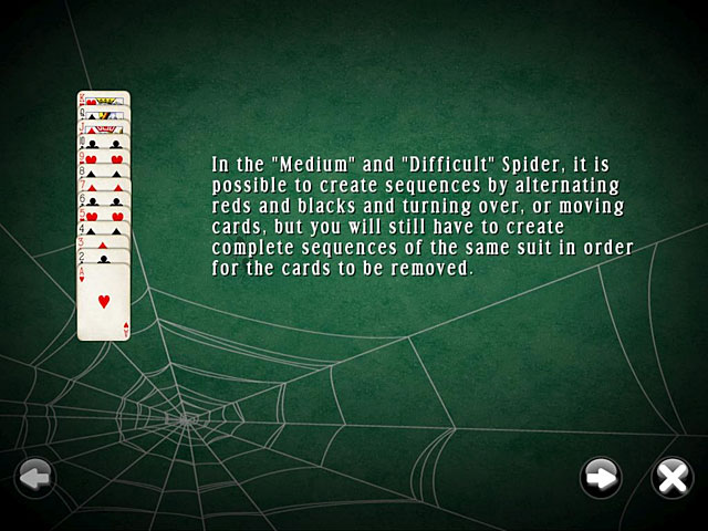 SpiderMania Solitaire depiction 1