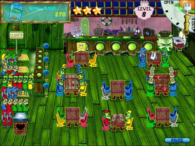 spongebob diner dash no download