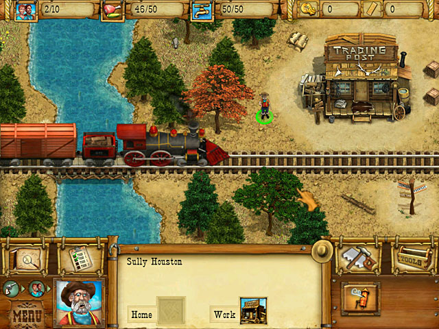 wild west new frontier game train