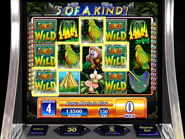 WMS Jungle Wild Slot Machine Image 1