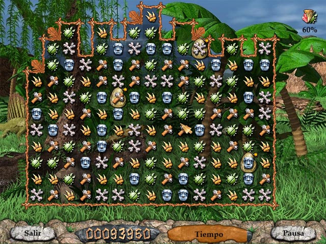 Explora una tierra prehistórica en este excitante puzzle de acción con explosivas mejoras.