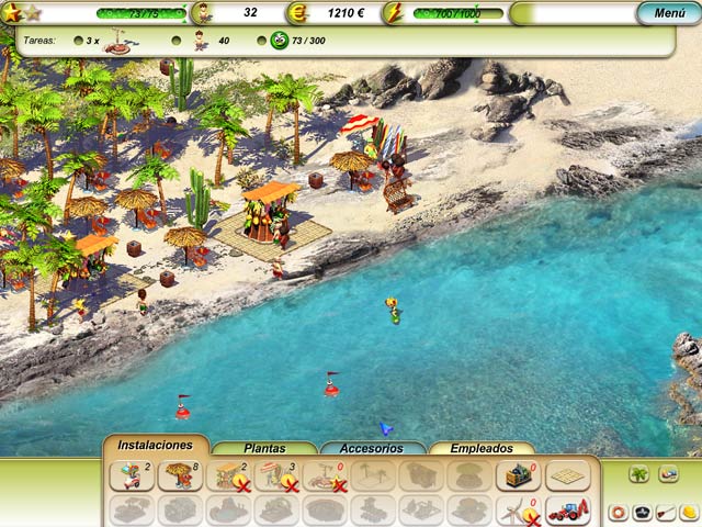 paradise beach game